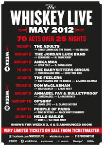 THE WHISKEY LIVE RETURNS FOR NZ MUSIC MONTH